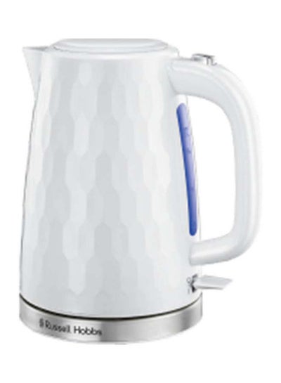 Buy Honeycomb Cordless Plastic Kettle 1.7 L 3000 W 26050 White in Saudi Arabia