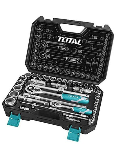 Buy Total 44Pcs And  Socket Set Tht421441 Multicolour in Saudi Arabia