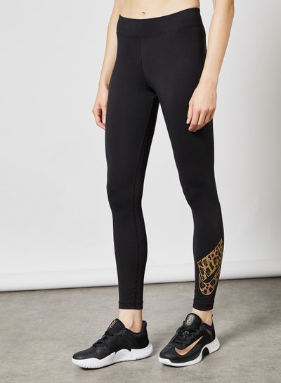 Buy NSW Mid-Rise Leggings Black in Saudi Arabia