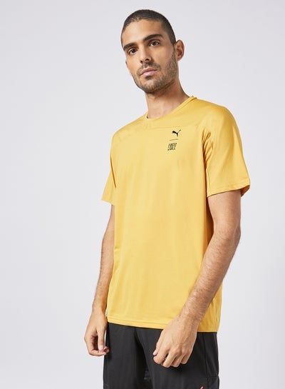 Buy First Mile Training T-Shirt Yellow in UAE