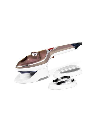 Buy Steam Iron With Ceramic Soleplate 0.07 L 1100.0 W NL-IR-389C-BR White/Brown in Saudi Arabia