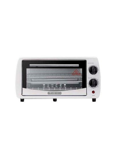 Buy Electric Oven Multifunction With Double Glass For Toasting/Baking/Broiling 9 L 800 W TRO9DG-B5 White in Saudi Arabia
