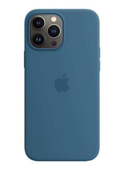 Buy iPhone 13 Pro Max Silicone Case with MagSafe – Blue Jay in Egypt