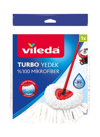 Buy Easy Wring and Clean Spin Floor Mop Refill White 125grams in Saudi Arabia