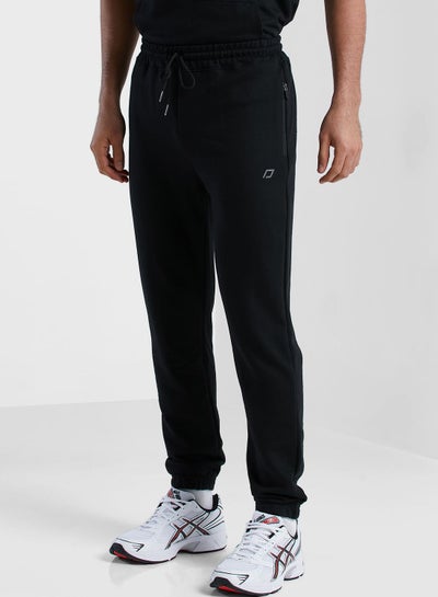 Buy Athleisure Essential Joggers Black in Saudi Arabia