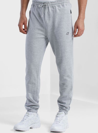 Buy Athleisure Essential Joggers Grey in Saudi Arabia