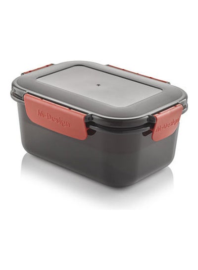 Buy Fresco Lunch Box Black/Red 1.1Liters in Egypt