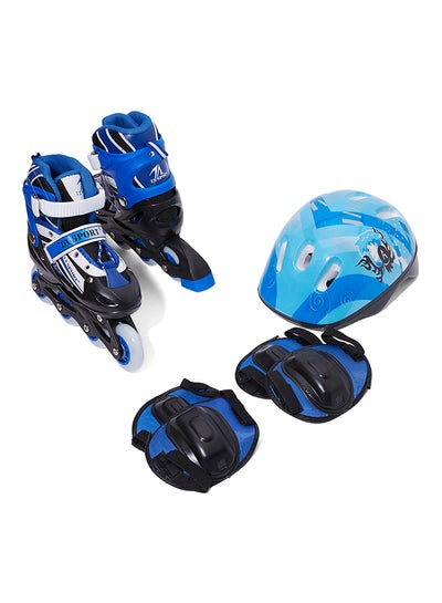 Buy Unisex Adjustable Inline Roller Skate (34-37) in Saudi Arabia