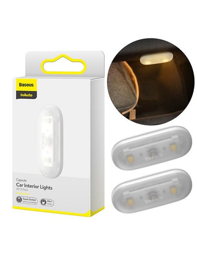 Buy 2-Piece Capsule Car Interior Lights Set in Saudi Arabia