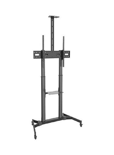 Buy Large Screen Telescopic TV Stand Black in Saudi Arabia