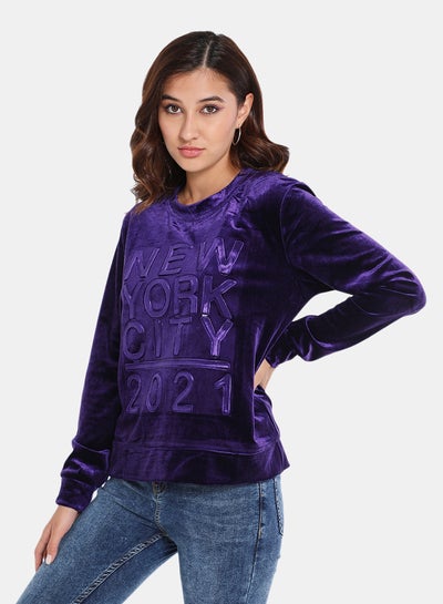 Buy Pop-Over Pullover Purple in UAE