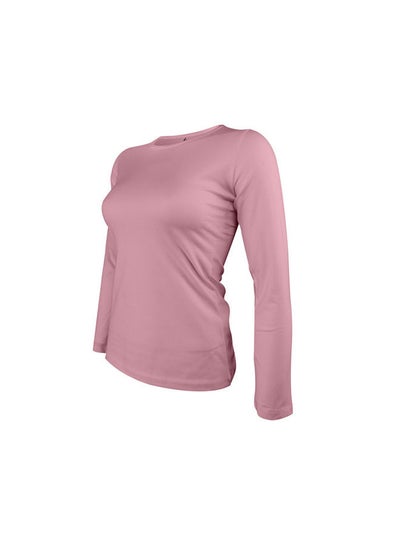 Buy Modest Plain Basic Long Sleeve Undershirts Rose in Egypt