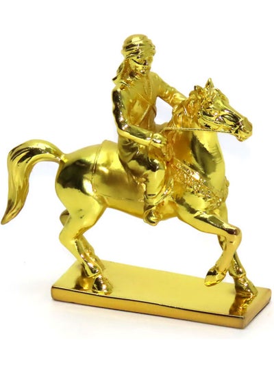 Buy A Masterpiece Of A Horse Gold 21x23x14cm in Saudi Arabia