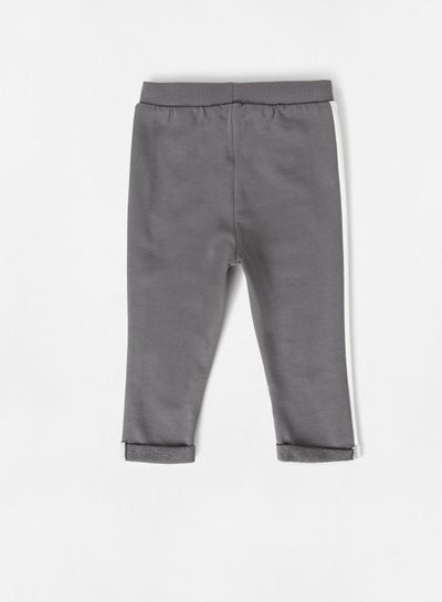 Buy Kids/Teen Side Striped Sweatpants Grey in UAE