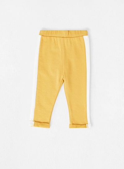 Buy Kids/Teen Side Striped Sweatpants Yellow in UAE