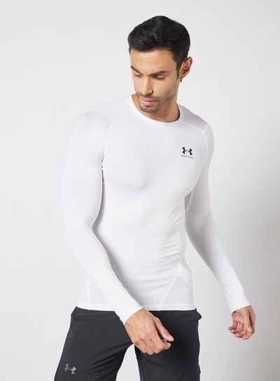 Buy HeatGear Armour T-Shirt White in UAE