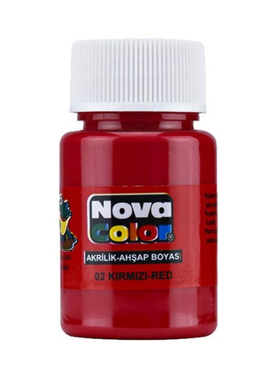 Buy Color Acrylic Paint Bottle Red in Egypt