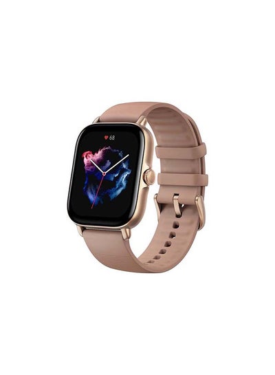 Buy GTS 3  Ultra HD AMOLED Display Smartwatch Terra Rosa in UAE