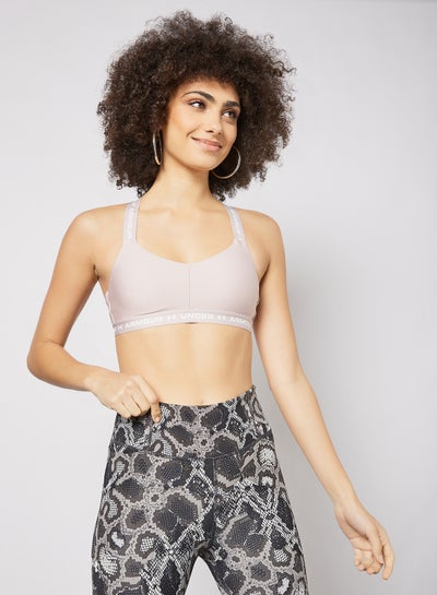 Buy Crossback Low Sports Bralette Pink in UAE