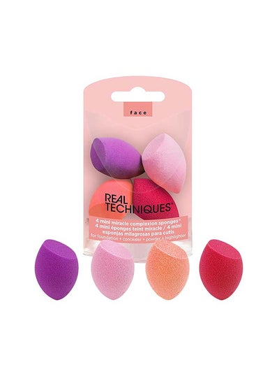 Buy 4-Piece Mini Miracle Complexion Sponge Set Multicolour in UAE