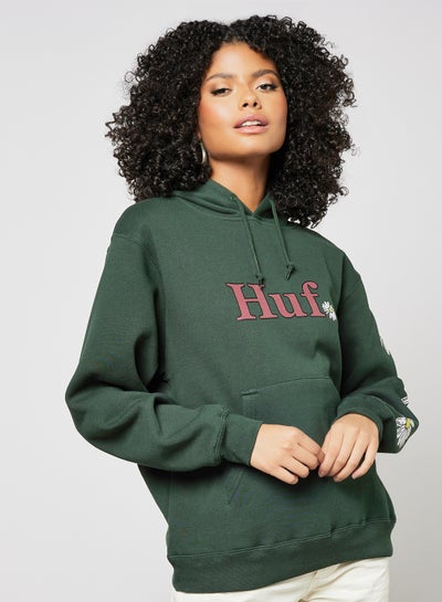 Buy In Bloom Hoodie Green in UAE