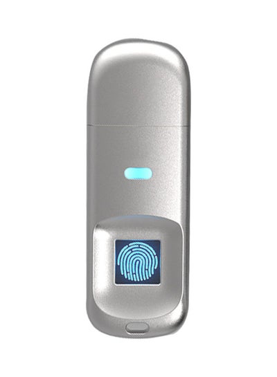 Buy USB2.0 128G Fingerprint Code Accurate Identificaiotn U Disk White in UAE