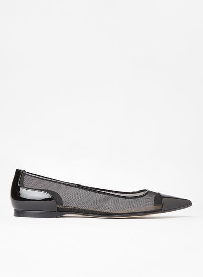 Buy Pointed Ballerinas Black in UAE