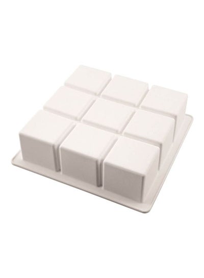 Buy Professional Cubes Mould White 5x17.2x17.2cm in Saudi Arabia