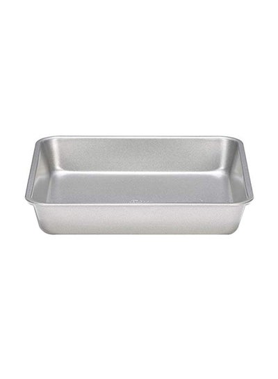 Buy Light Aluminium Baking Tray Silver 38centimeter in UAE