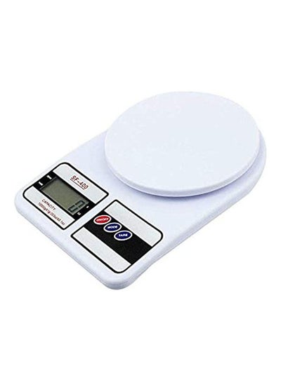 اشتري Digital kitchen scale with batteries Very accurate that Silver في مصر