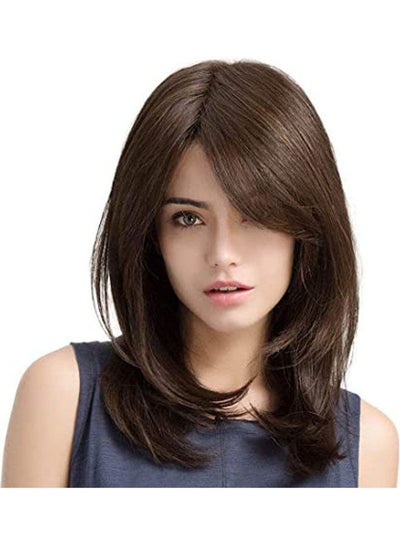 Buy Charming Long Straight Wigs For Women Daily Use Natural And Healthy Brown in Egypt