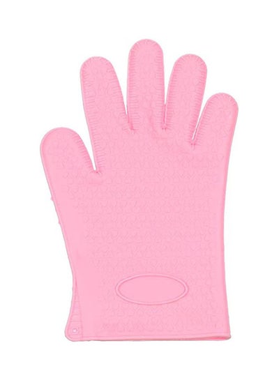 Buy Silicone Kitchen Gloves Pink in Egypt