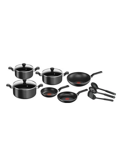 Buy 12-Piece Super Cook Cookware Set Black in UAE