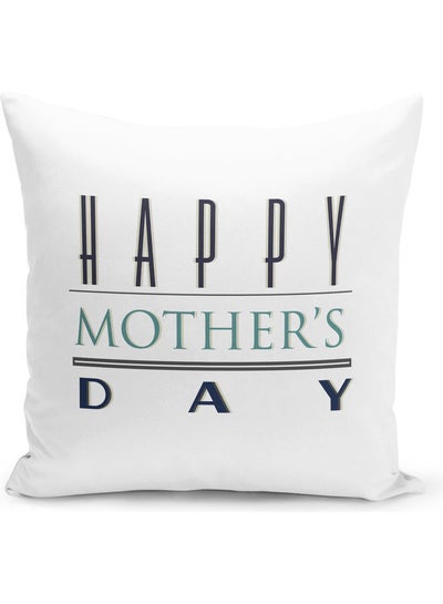 Buy Decorative Throw Best moms day Pillow White 16 x 16inch in UAE