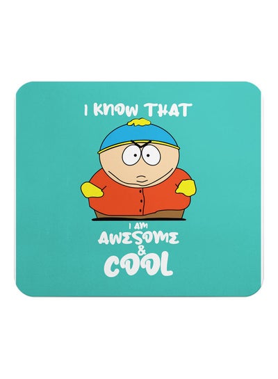 اشتري I Am Awesome Quote Printed Mouse Pad Multicolour في مصر