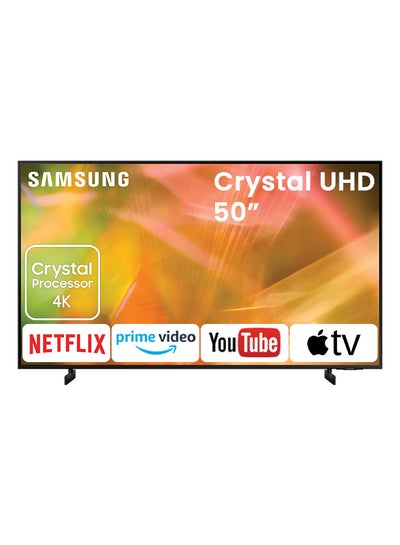 Buy 50-Inch Crystal UHD 4K Flat Smart TV 50AU8000UXZN Black in UAE