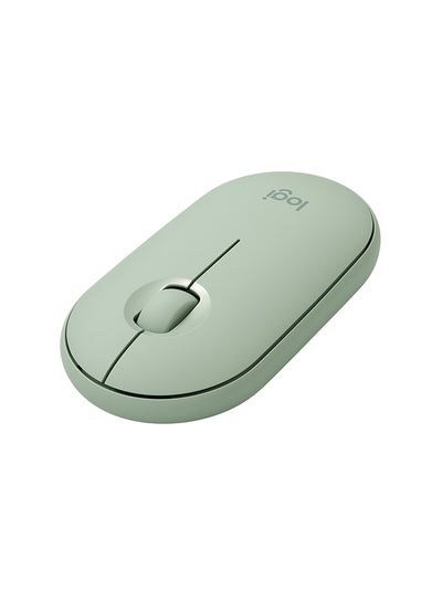 Buy Mouse Pebble M350  RF BT Eucalyptus Green in UAE