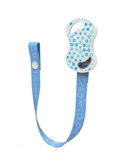 Buy Pacifier Holder With Snap Fastener - Blue in UAE