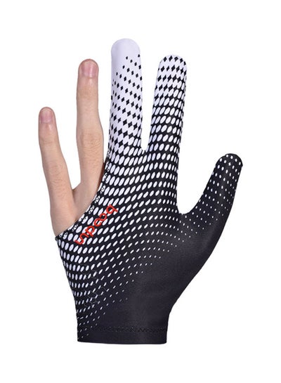 Buy Anti-Skid 3 Finger Elastic Cue Billiard Glove 13x3x10cm in UAE