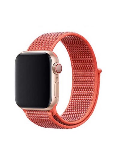 Buy Sport Loop Replacement Band for Apple Watch Series 7/6/5/4/SE 41/40/38mm Nectarine in UAE