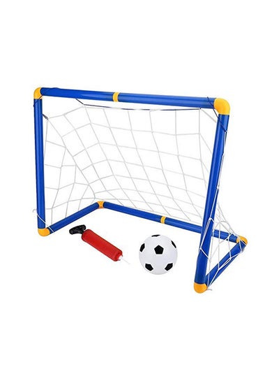 Buy Portable Inflatable Detachable Mini Kids Football Goal Soccer Door Sturdy Design 44x31x24cm in Saudi Arabia