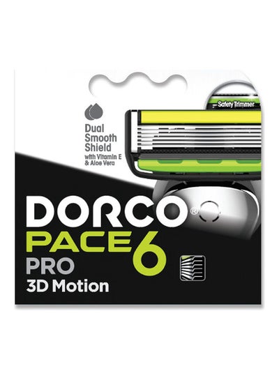 Buy 4 Pcs - Pace6 Pro 3D Motion Catridges Black in UAE