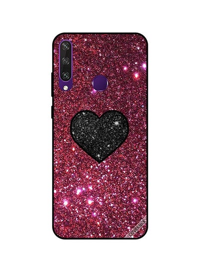 Buy Heart In Glitters Protective Back Cover For Huawei Y6P Multicolour in Saudi Arabia