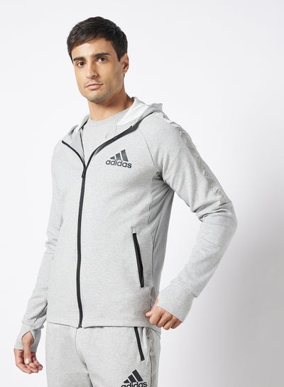Adidas AEROREADY Designed to Move Sport Motion Logo Pants Grey