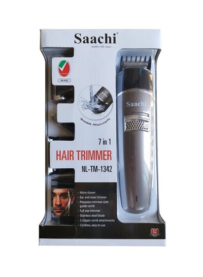 Buy 7-In-1 Hair Trimmer Grey/Black in UAE