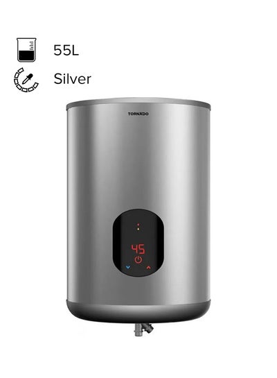 Buy Electric Water Heater 55 Litre With Digital Screen EWH-S55CSE-S Silver in Egypt