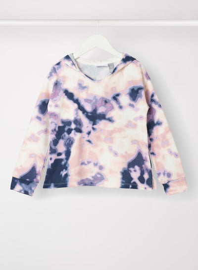 Buy Kids/Teen Tie-Dye Hoodie Milky Way in UAE