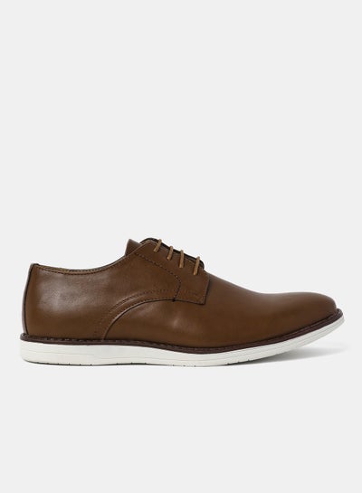 Buy Low Top Sneakers Brown in Saudi Arabia