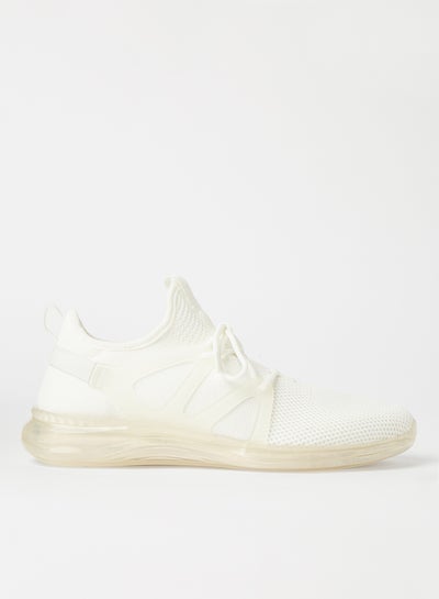 Buy Lace-Up Sneakers White in Egypt