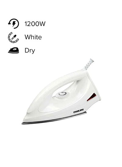 Buy Handheld Dry Iron 1200.0 W NDI725N White in Saudi Arabia